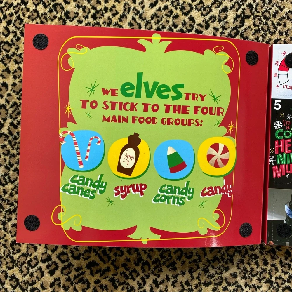 “Elf” 12 days of Christmas socks (NIB)